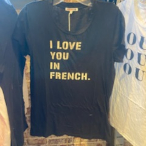 Small I Love You in French tee - Picture 5 of 5